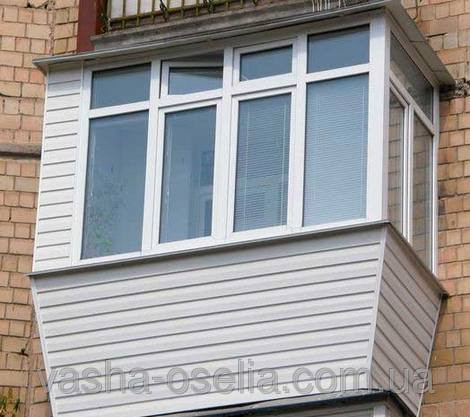 Варіанти засклення балконів